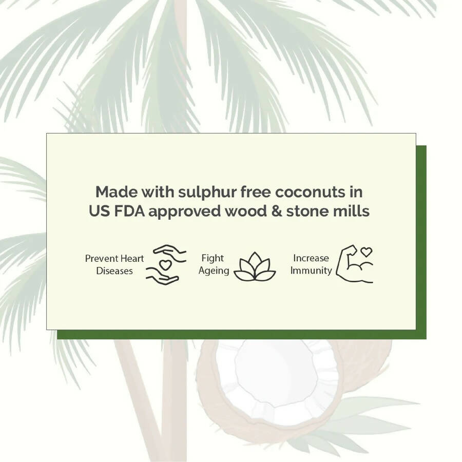 Gramiyaa Wood Cold Pressed Coconut Oil - Swadesiicart