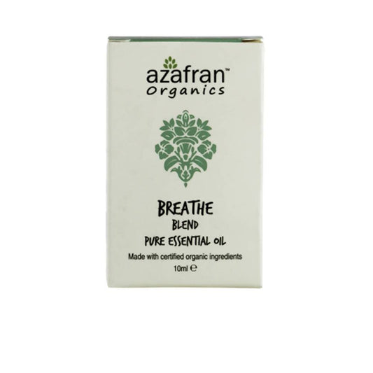 Azafran Organics Breathe Blend Pure Essential Oil - Swadesiicart