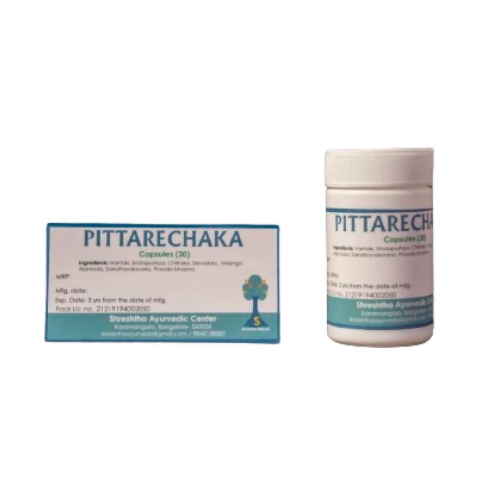 Shreshtha Herbals Pittarechaka Capsules - Swadesiicart