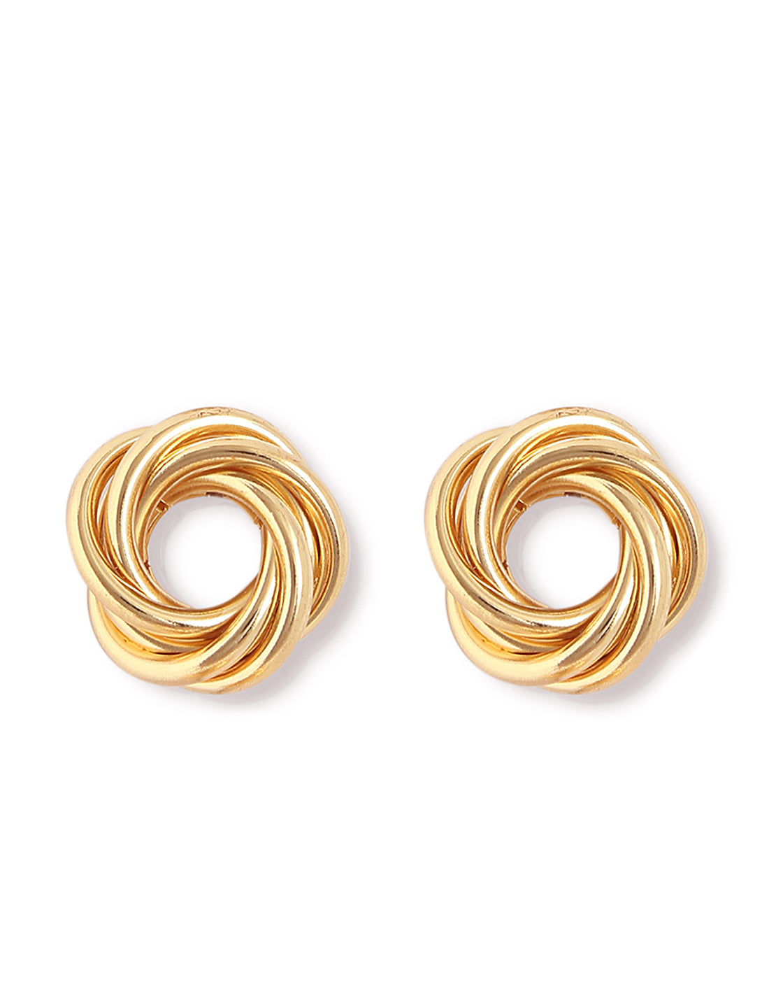 Gold-Polished Alloy Set Of 6 Designer Earrings - The Pari - Swadesiicart