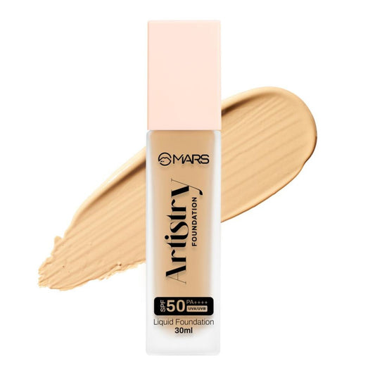 MARS Cosmetics Artistry Liquid Foundation - 09-Caramel Frost - Swadesiicart