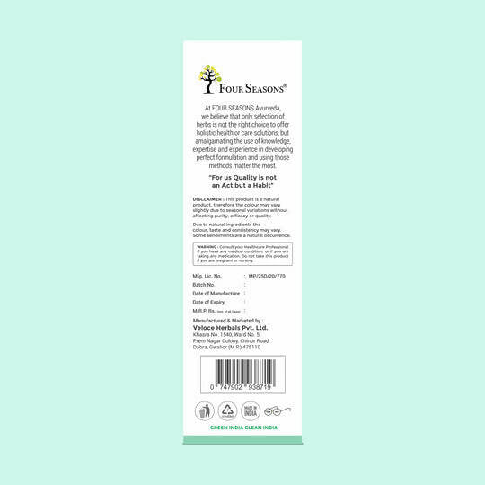 Four Seasons Wheatgrass Juice - Swadesiicart