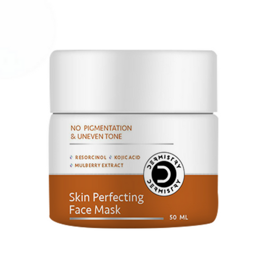 Dermistry Skin Perfecting Face Mask Kojic Acid Resorcinol for Pigmentation Dark Spots Uneven Tone - Global Medicare Inc
