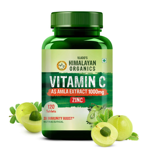 Himalayan Organics Vitamin C 1000 mg Tablets | Swadesiicart
