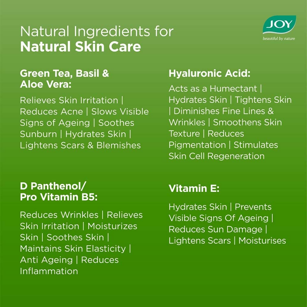 Joy Revivify Green Tea Face Toner - Swadesiicart
