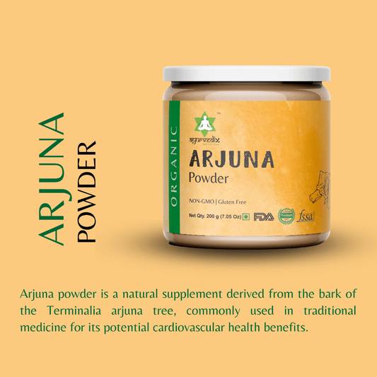 Ayurvedix Pure and Organic Arjuna Powder - Swadesiicart