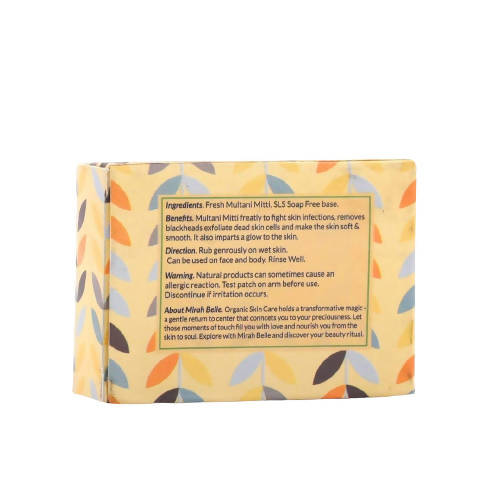 Mirah Belle Multani Mitti Skin Brightening & Cleansing Soap - Swadesiicart