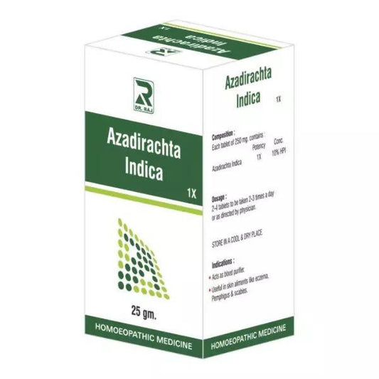 Dr. Raj Homeopathy Azadirachta Indica Tablets | Swadesiicart