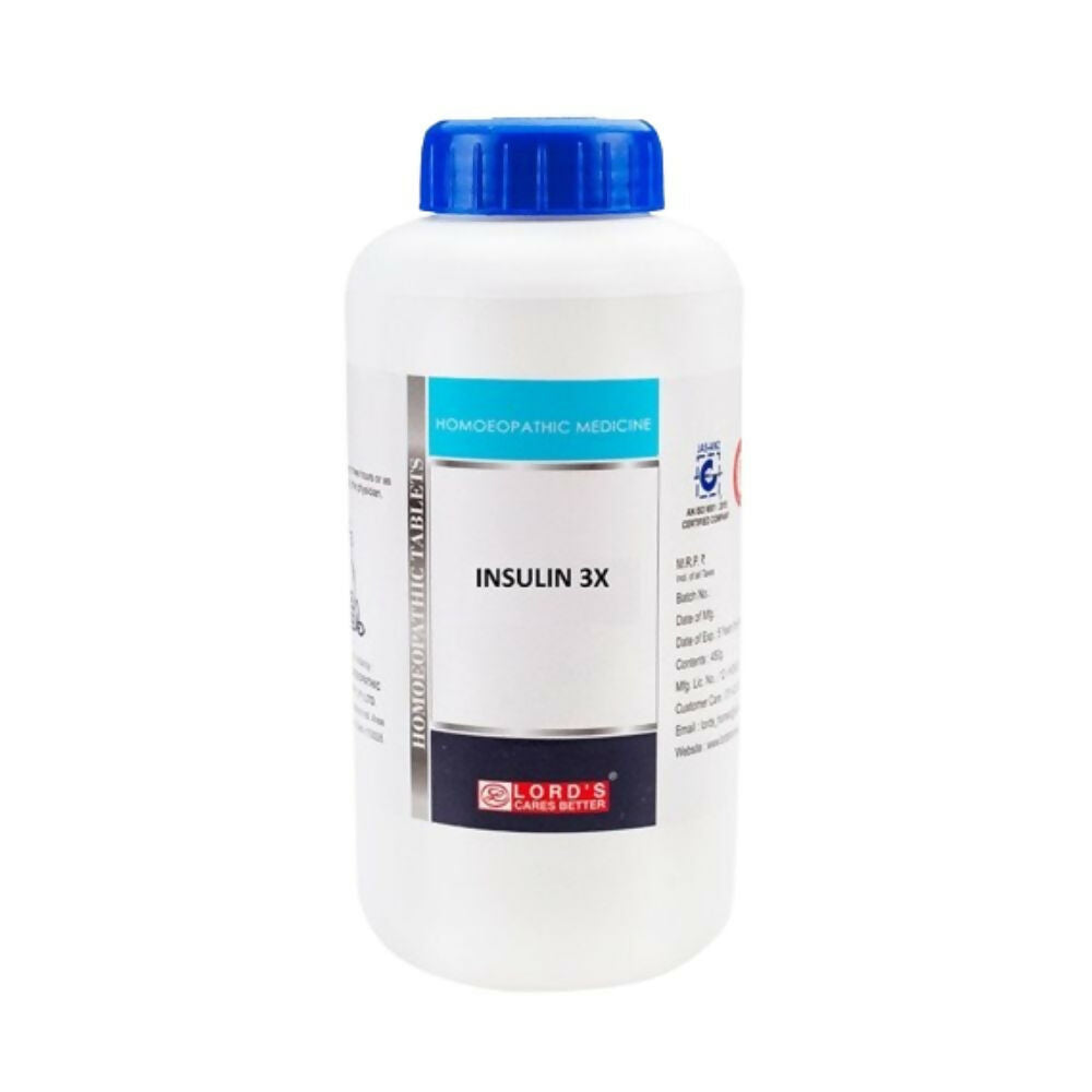 Lord's Homeopathy Insulin Trituration Tablets - Swadesiicart