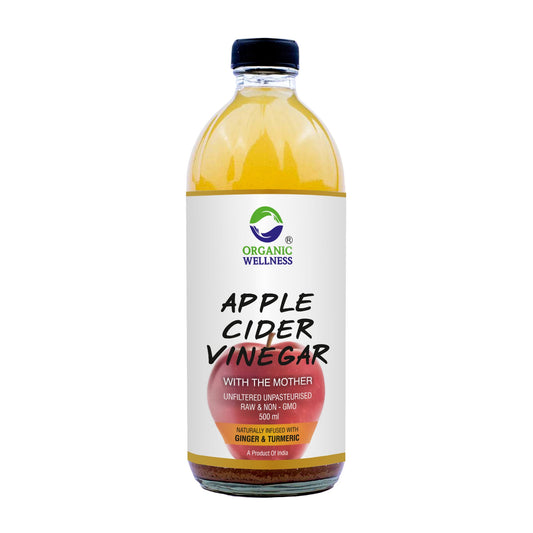 Organic Wellness Apple Cider Vinegar with Mother, Ginger & Turmeric