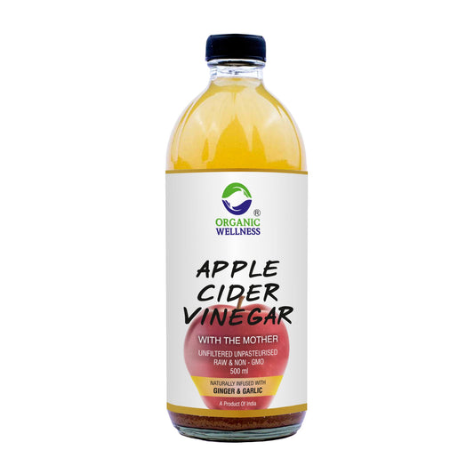 Organic Wellness Apple Cider Vinegar with Mother, Ginger & Garlic - Organic Wellness Products Private Limited
