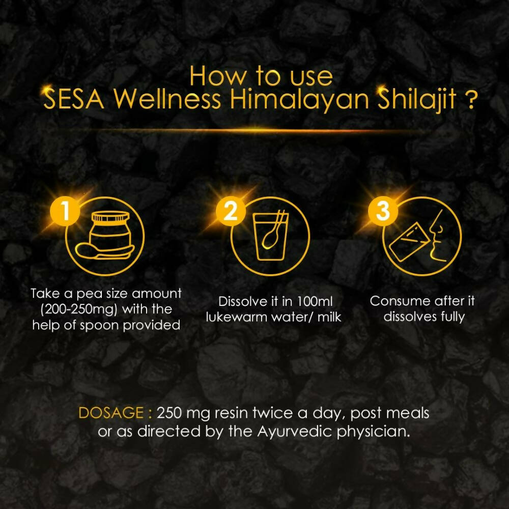 Sesa Wellness Himalayan Sj Resin - Swadesiicart