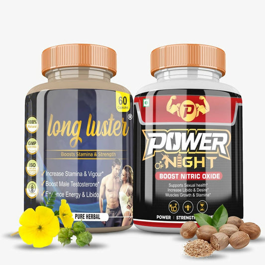 Divya Shree Long Luster and Power of Night Capsule Combo - Jeevan Care Ayurveda