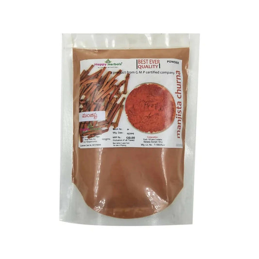 Happy Herbals Manjista Powder | Swadesiicart