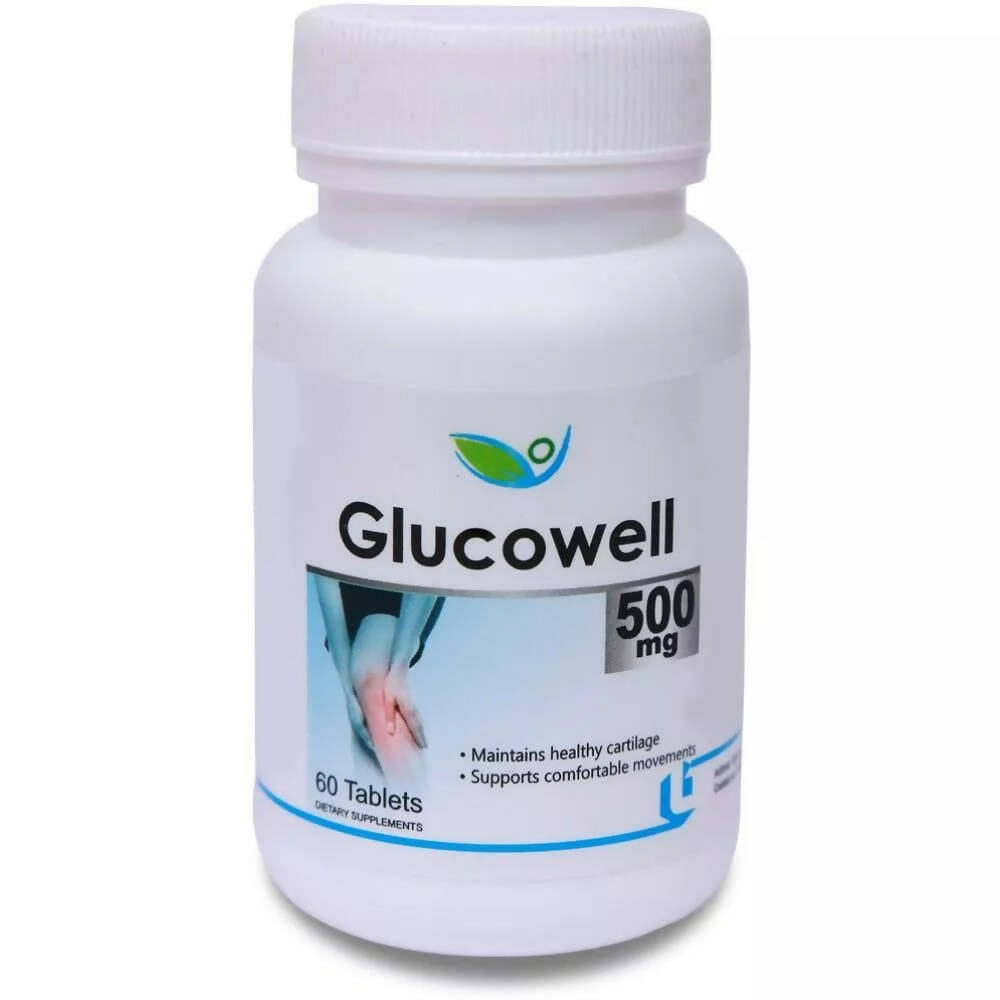 Biotrex Glucowell Glucosamine, Msm & Chondroitin 500mg Tablets | Swadesiicart