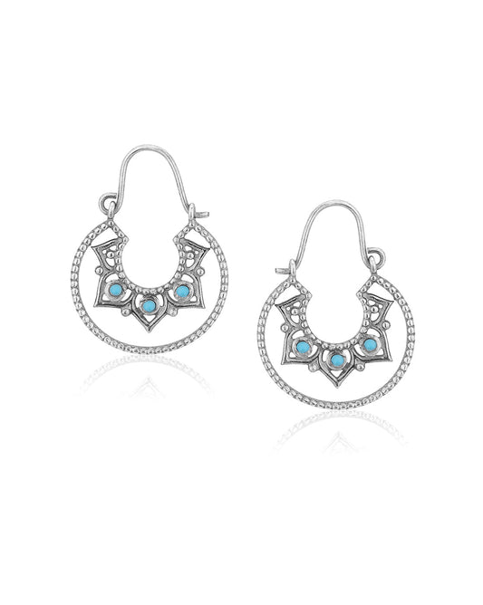 Gold-Polished Navy Blue Tasselled Contemporary Drop Earring For Women - Wahe Jewels - Swadesiicart