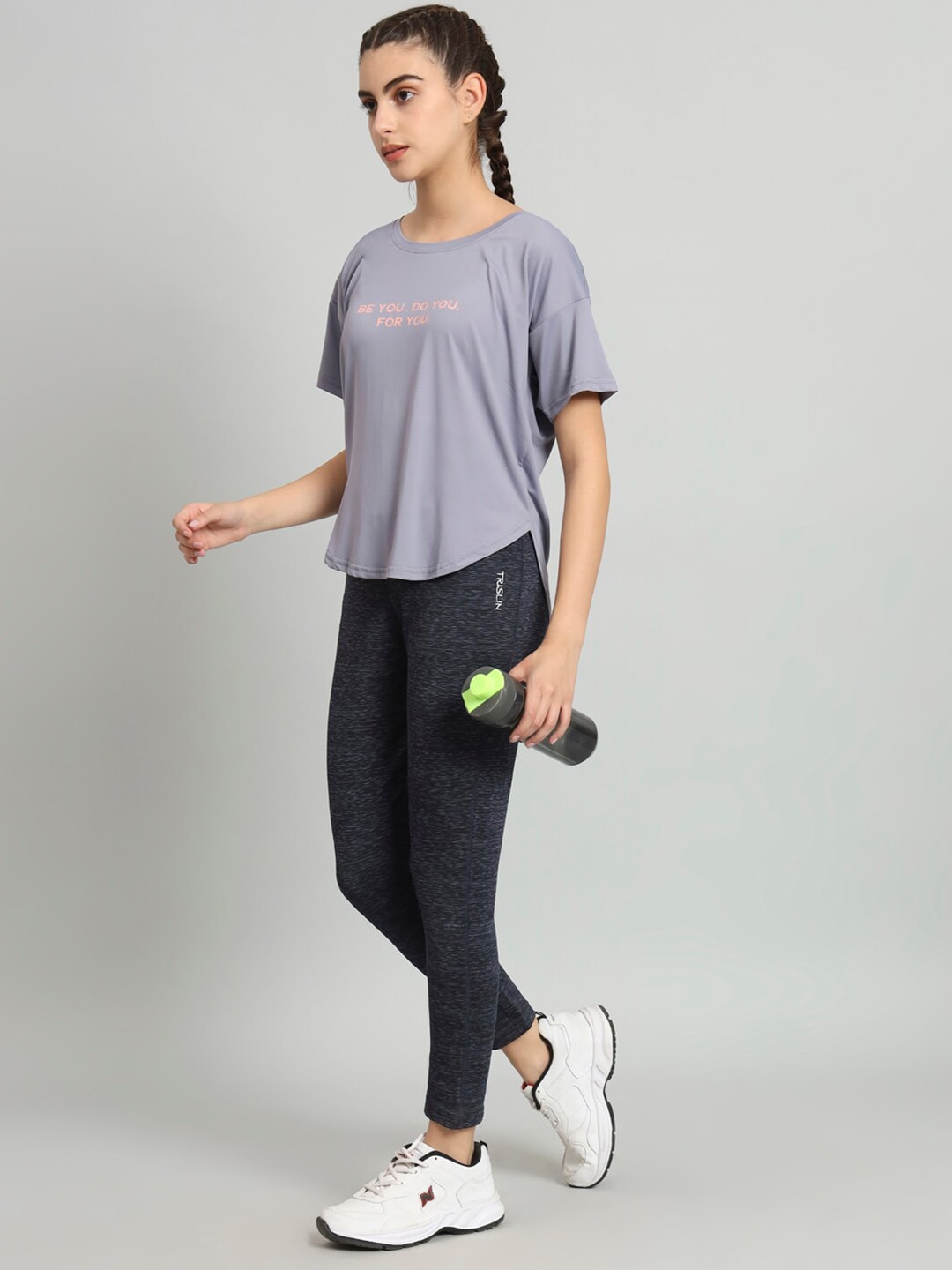 MKH Typography Printed Drop-Shoulder Sleeves Dri-FIT T-shirt - Swadesiicart