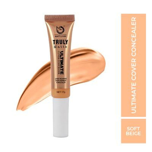 Matt Look Truly Matte Ultimate Cover Concealer - Soft Beige - Swadesiicart