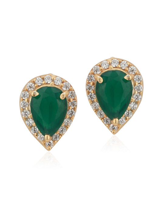 Gold-Polished Circular Drop Earring For Women - Wahe Jewels - Swadesiicart