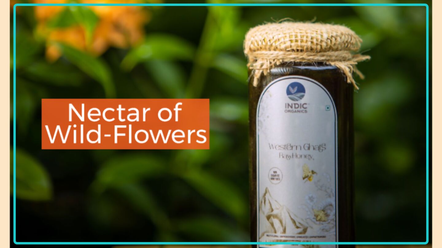 Indic Organics Small Stingless Bee Raw Honey from Western Ghats - Swadesiicart