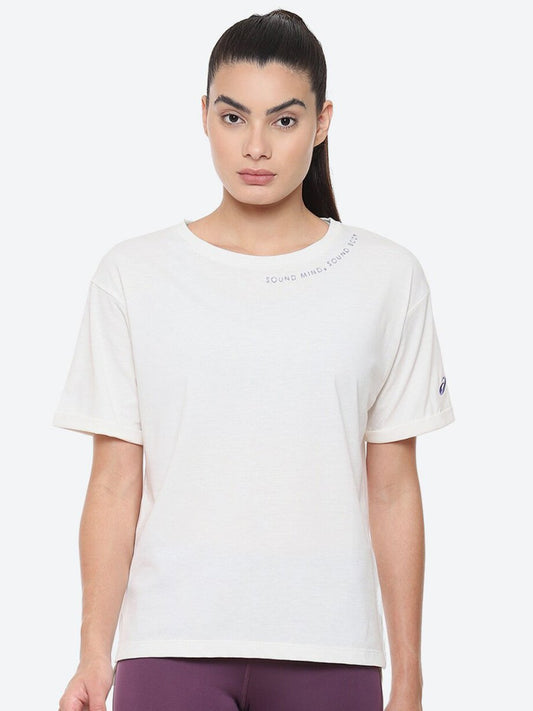 ASICS Training Core Relaxed Graphic Round Neck T-Shirt | Swadesiicart