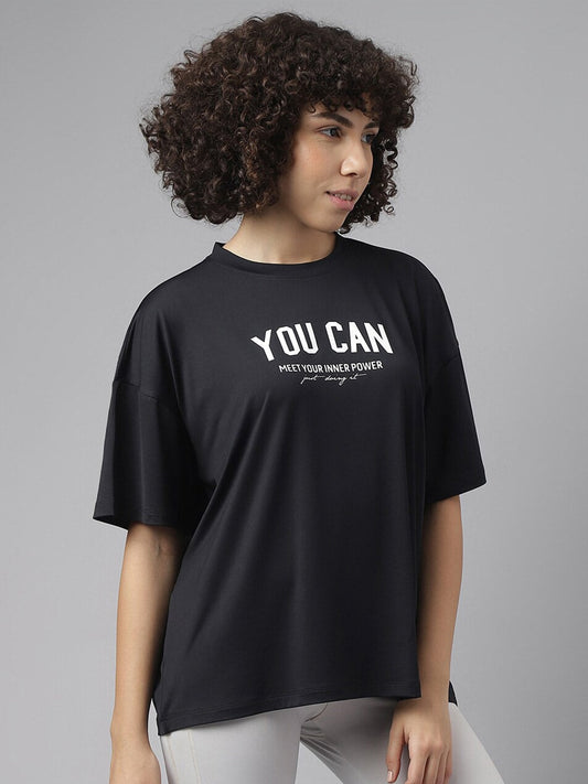 MKH Typography Printed Dri-FIT Sports T-shirt - Swadesiicart