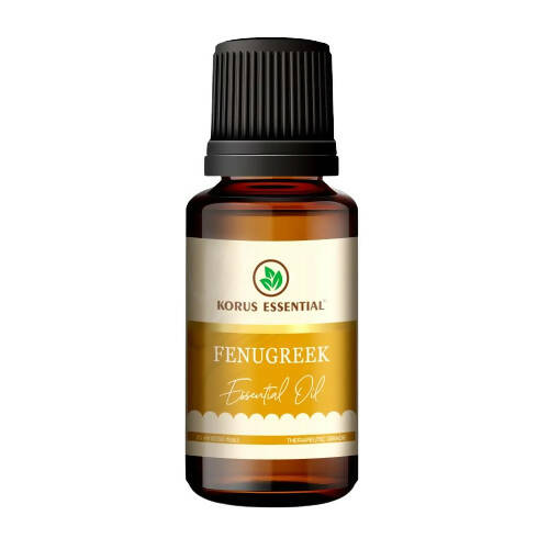 Korus Essential Fenugreek Essential Oil - Therapeutic Grade - Just Jaivik
