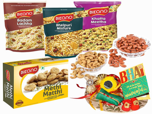 Bikano Favourites and Dryfruits Rakhi Gifts - Bikanervala