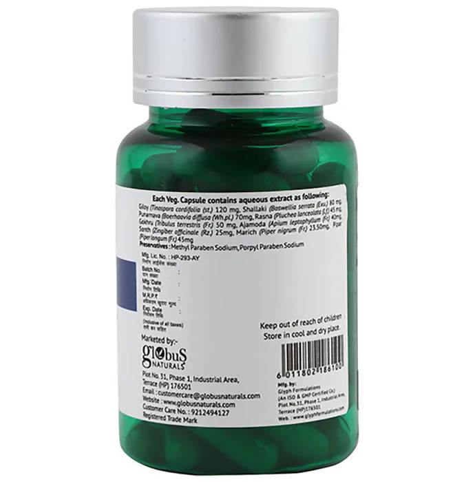 Globus Naturals Uribus Vegetarian Capsules - Swadesiicart