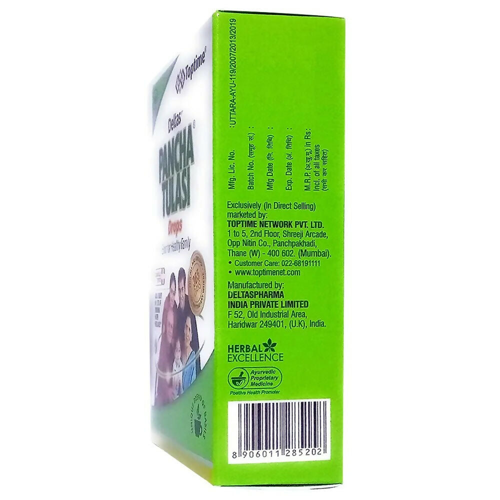 Deltas Pancha Tulasi Drops - Swadesiicart