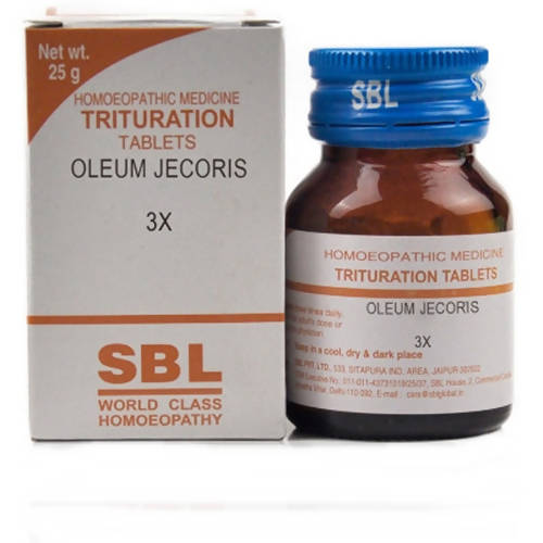 SBL Homeopathy Oleum Jecoris Trituration Tablets | Swadesiicart