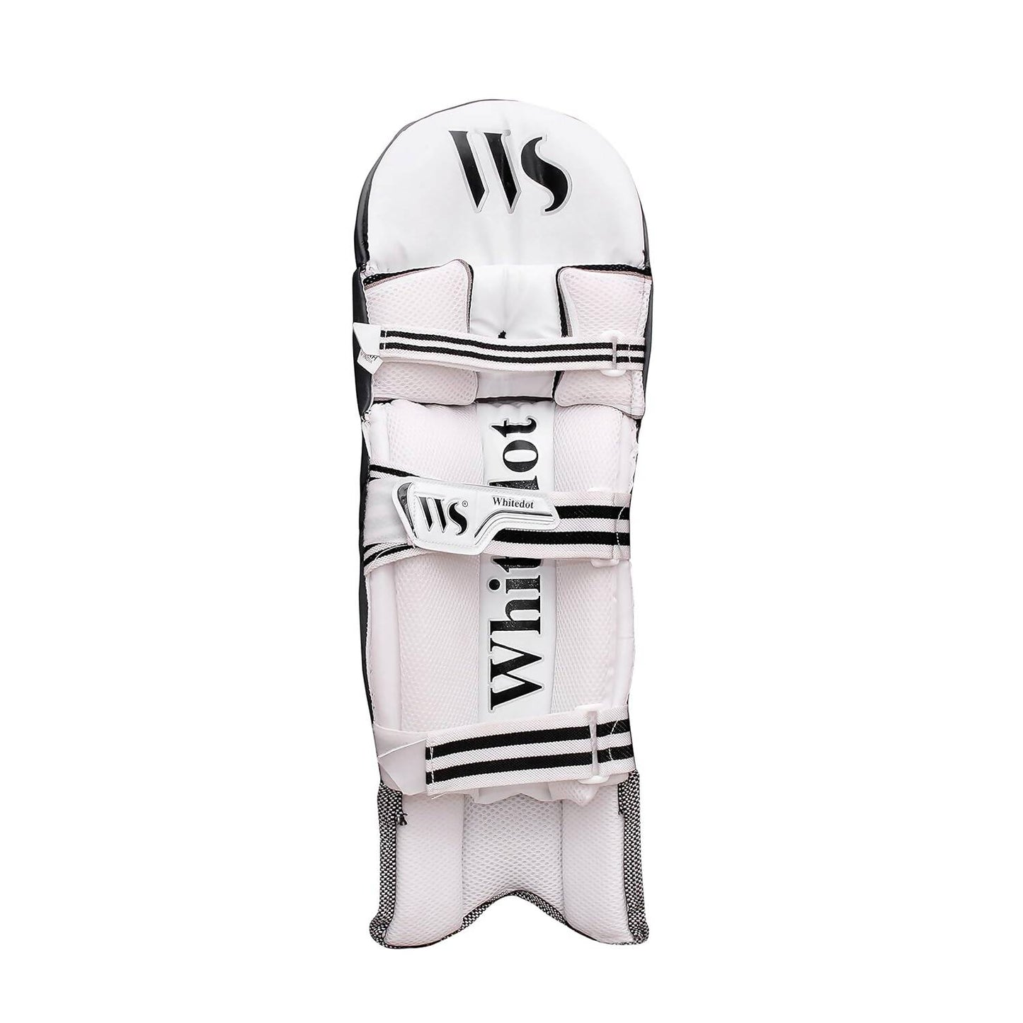 Whitedot Dot 2.1 Pu New Cricket Batting Pad (Youth/Medium, Navy Blue) - Swadesiicart
