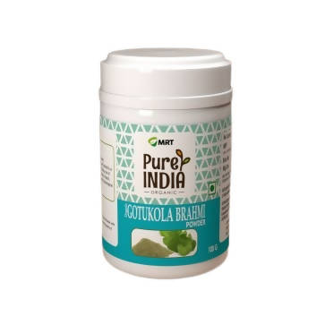 MRT Organics Pure India Gotukola Brahmi Powder | Swadesiicart