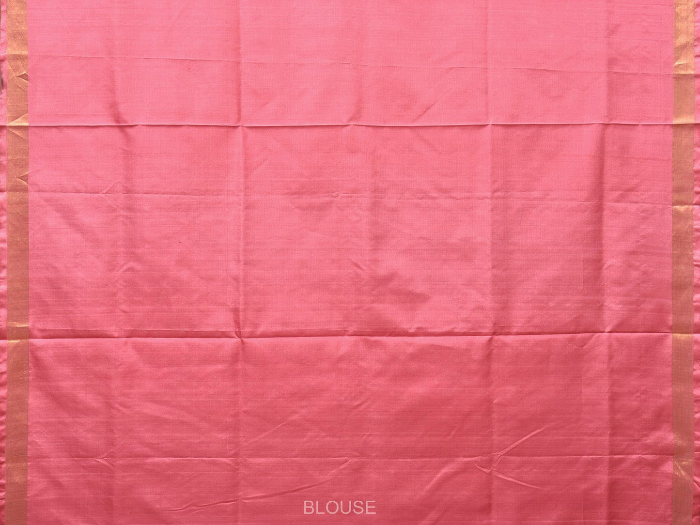 Baby Pink Uppada Silk Handloom Saree with Mango Pallu Design - Global Threads | Swadesiicart