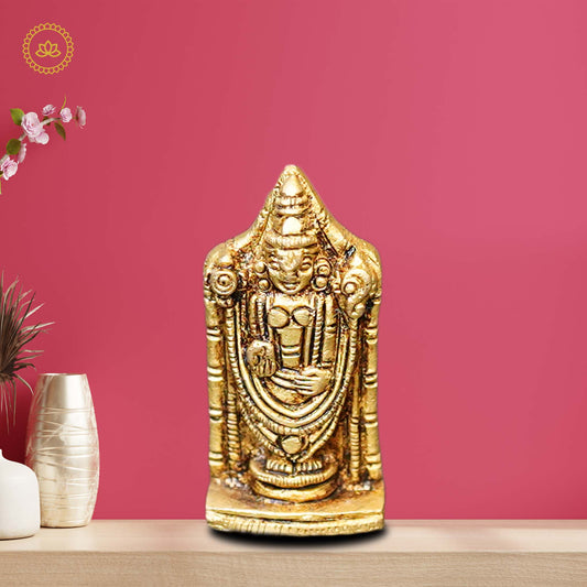Brass Balaji Venkatramana Idol - Divine India Art