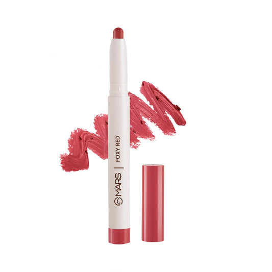 MARS Cosmetics Retractable Poppins Lipstick - Foxy Red - Swadesiicart
