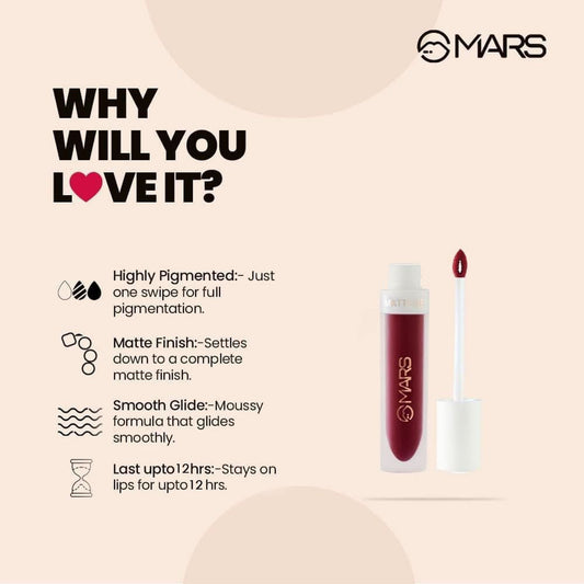 MARS Cosmetics Liquid Lip Color - Bitchy Red