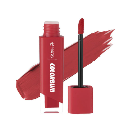 MARS Cosmetics Colorbum Liquid Matte Lipstick - 10-Flaming France - Swadesiicart