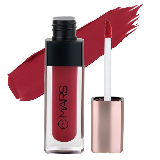 MARS Cosmetics Popstar Non Drying Liquid Mousse Lipstick - 08 Muse - Swadesiicart