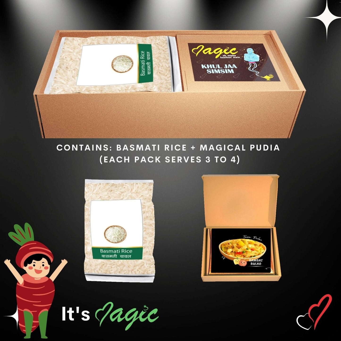 Sanskriti Magic Masala Tawa Pulao Fresh Ready to cook All-in-One Kit - Swadesiicart