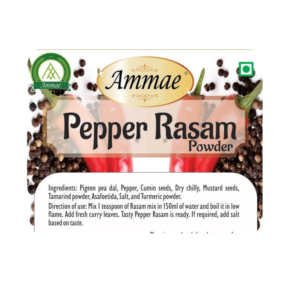 Ammae Pepper Rasam Powder - Swadesiicart