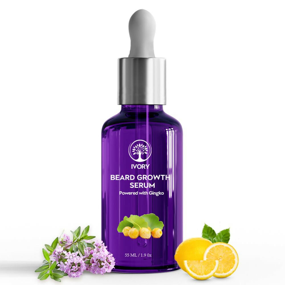 Ivory Natural Beard Growth Serum For Beard Wellness | Swadesiicart