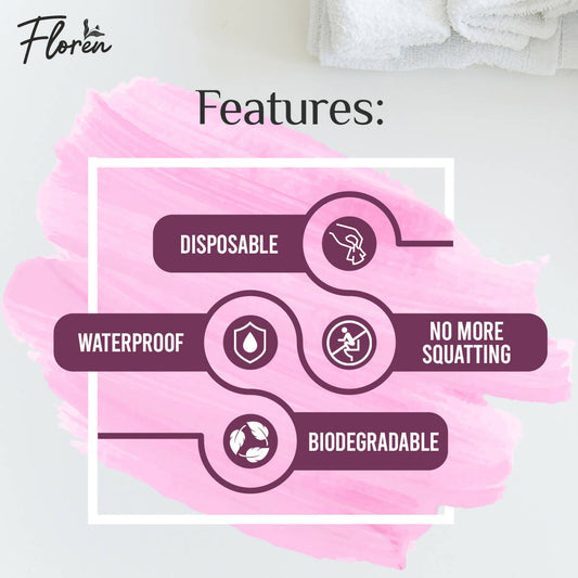 Floren Disposable Toilet Seat Covers - Swadesiicart