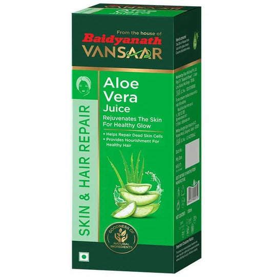 Baidyanath Vansaar Aloe Vera Juice | Premium Organic Aloe Vera Juice for Gut & Skin Health
