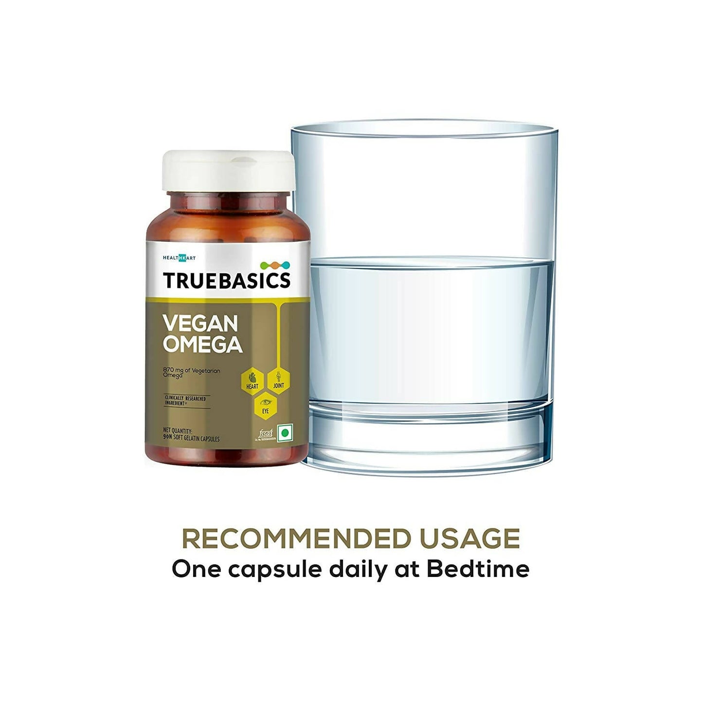 TrueBasics Vegan Omega Capsules - Swadesiicart