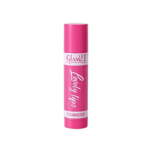 Glam21 Moisturizing Lip Balm Fruit Extract & Infused Active Ingredients - Strawberry - Swadesiicart