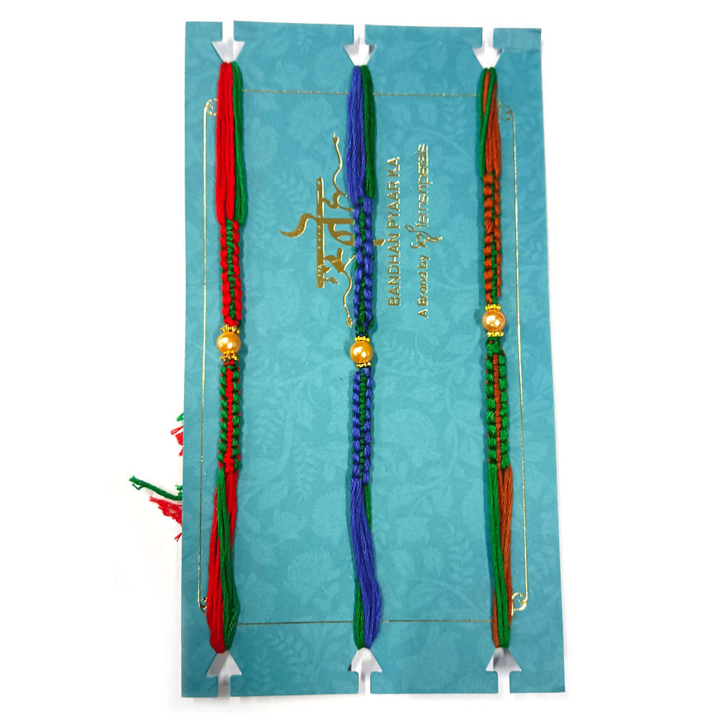 Rakhi With Pearl Combo
