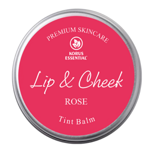 Korus Essential Rose Lip & Cheek Tint Balm - Just Jaivik