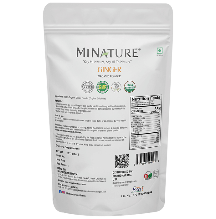Minature Ginger Organic Powder | Swadesiicart