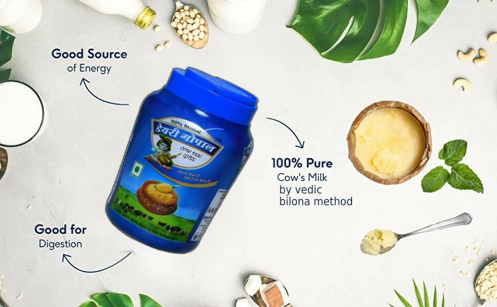 Dairy Sagar Gopal Pure Desi Cow Ghee | 100% Pure Cow Ghee | Organic, Natural & Healthy Ghee - Swadesiicart